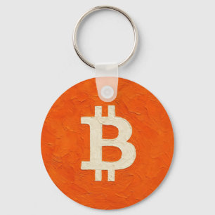 Bitcoin Standaard (Olie, Stijl: 4) Sleutelhanger