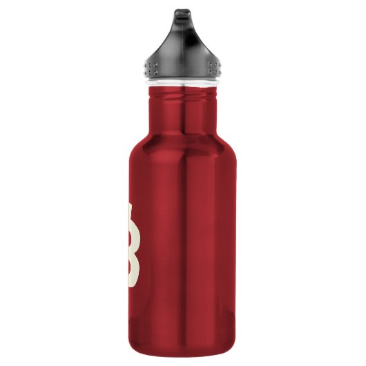 Bitcoin Standaard ₿ (Rood) Waterfles (Rechts)