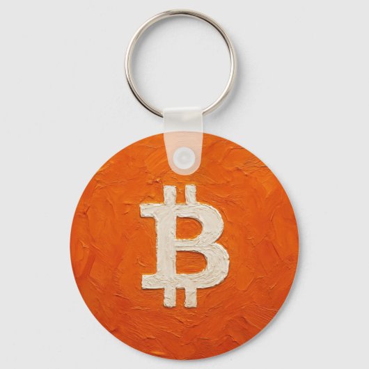 Bitcoin Standard (Oil, Style: 2) Sleutelhanger (Achterkant)