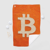 Bitcoin Standard (Oil, Style: 3) Golfhanddoek (Insitu)