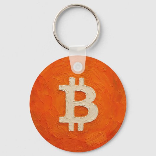 Bitcoin Standard (Oil, Style: 3) Sleutelhanger (Achterkant)