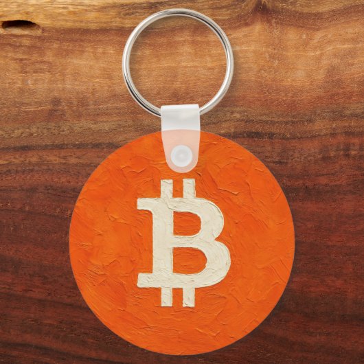 Bitcoin Standard (Oil, Style: 4) Sleutelhanger (Achterkant)