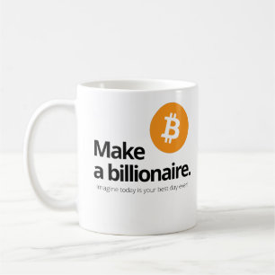 Bitcoin stelt zich de beste dag ooit voor koffiemok