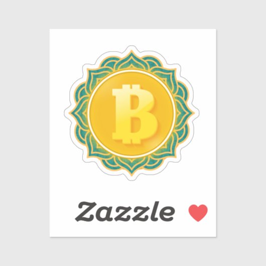 BITCOIN STICKER (Vel)