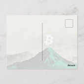 Bitcoin Stier All-Time-High (ATH) Briefkaart (Achterkant)