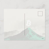 Bitcoin-stier aller tijden hoog (ATH) Feestdagenkaart (Achterkant)