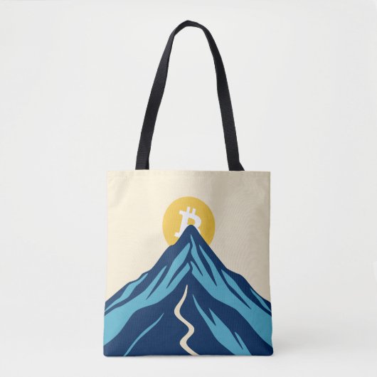 Bitcoin stijgt tote bag (Voorkant)