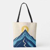 Bitcoin stijgt tote bag (Achterkant)