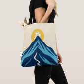 Bitcoin stijgt tote bag (Dichtbij)