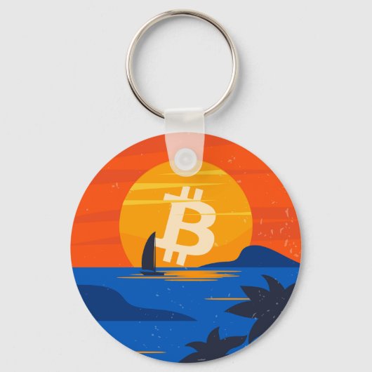 Bitcoin Strand Sleutelhanger (Voorkant)
