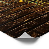 Bitcoin Street Art Poster – Colorful Graffiti Desi (Hoek)