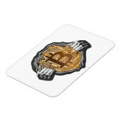 Bitcoin Super Hero Magneet (Linkerzijde)