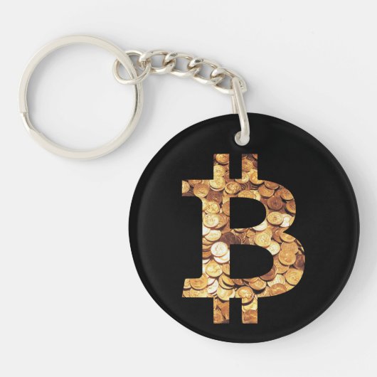 Bitcoin-Symbol Sleutelhanger (Voorkant)