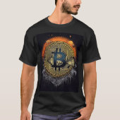 BITCOIN T-shirt voor liefhebbers van cryptocurrenc (Voorkant)