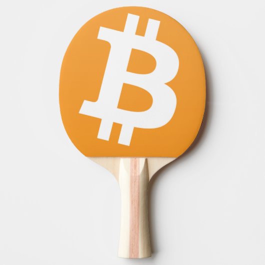 Bitcoin Tafeltennisbatje (Voorkant)