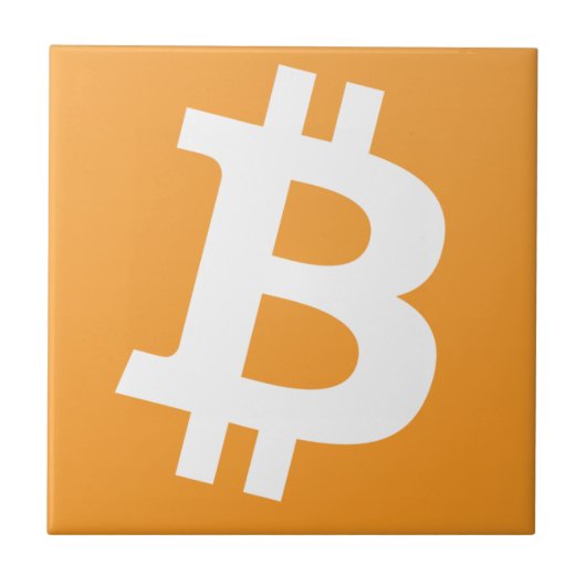 Bitcoin Tegeltje (Voorkant)