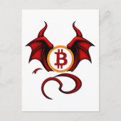 Bitcoin Teufel Briefkaart (Voorkant)