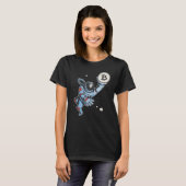 Bitcoin to the moon Astronaut T-shirt (Voorkant volledig)