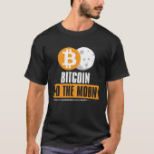 Bitcoin to the Moon  BTC T-shirt (Voorkant)