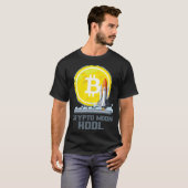 Bitcoin To The Moon Crypto Currency Hodl T-shirt (Voorkant volledig)