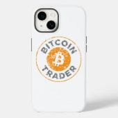 Bitcoin Trader Gr. Tekst Cirkel iPhone / iPad case (Achterkant)