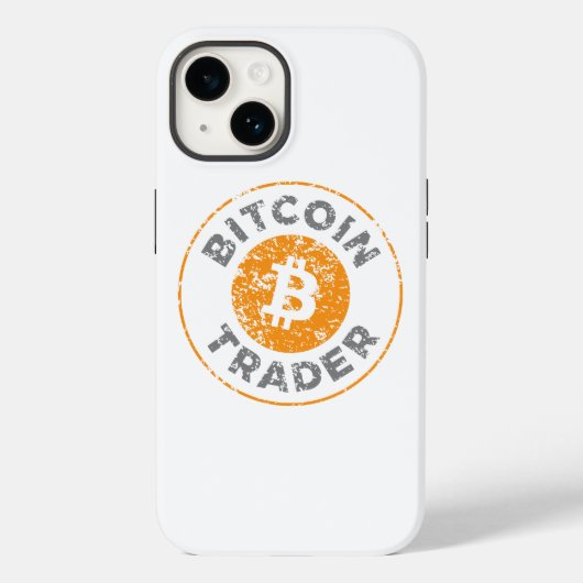 Bitcoin Trader Gr. Tekst Cirkel iPhone / iPad case (Achterkant)