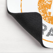 Bitcoin Trader Grunge Text Circle Outl. Witgrijs Muismat (Hoek)