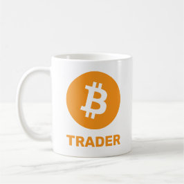 Bitcoin Trader Logo Koffiemok