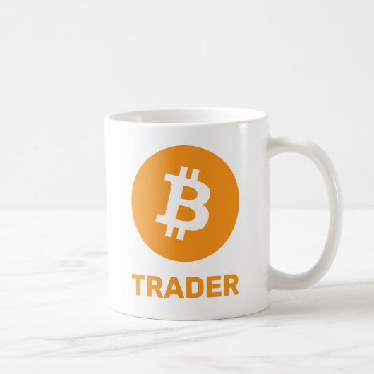 Bitcoin Trader Logo Koffiemok (Rechts)
