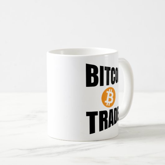 Bitcoin Trader Perspectieftekst Koffiemok (Voorkant rechts)