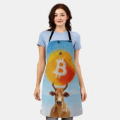 Bitcoin Veerkrachtige Stier Schort (Gedragen)