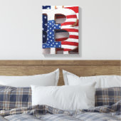 Bitcoin Verenigde Staten Canvas Afdruk (Insitu (Slaapkamer))