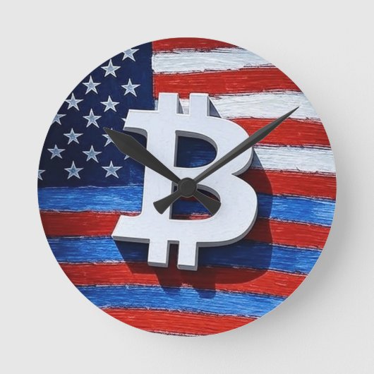 Bitcoin Verenigde Staten Ronde Klok (Voorkant)