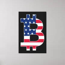 BitCoin Verenigde Staten Vlag