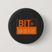 Bitcoin Visual Ronde Button 5,7 Cm (Voorkant)