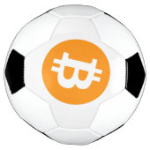 Bitcoin voetbal / voetbalbal (Gedraaid)