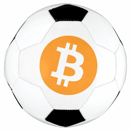 Bitcoin voetbal / voetbalbal (Voorkant)