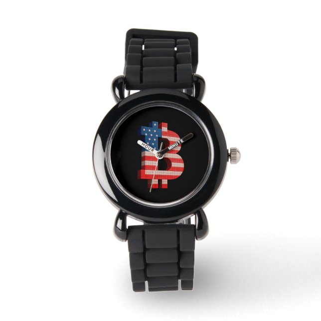 Bitcoin VS Pixel ₿ Horloge (Voorkant)