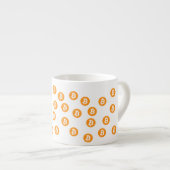 Bitcoin Wave BTC Crypto Token Espresso Kop (Voorkant rechts)