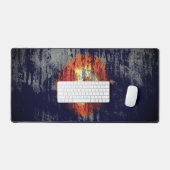 Bitcoin Weerbarstige Kunst Bureaumat (Keyboard & Muis)