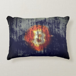 Bitcoin Weerstandige Kunst Accent Kussen