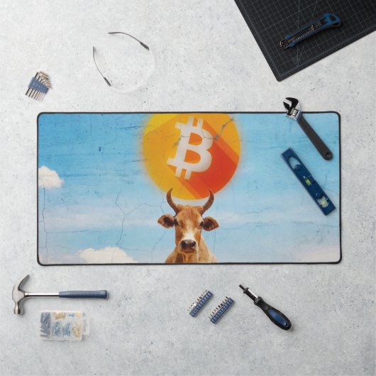 Bitcoin Weerstandige Stier Bureaumat (Werkstation)