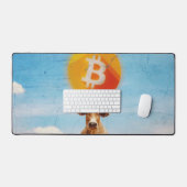 Bitcoin Weerstandige Stier Bureaumat (Keyboard & Muis)