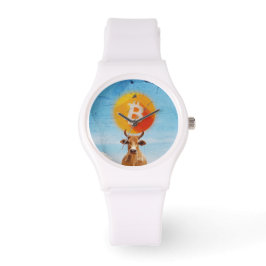 Bitcoin Weerstandige Stier (Vibrant HD) Horloge