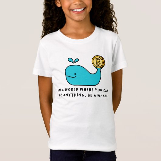 Bitcoin Whale T-Shirt (Voorkant)
