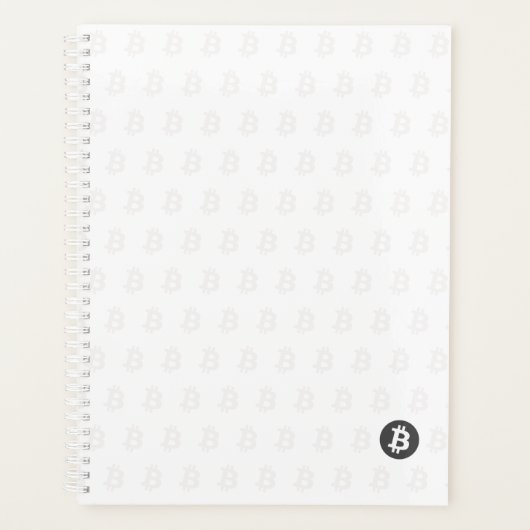 Bitcoin Wit Planner (Voorkant)
