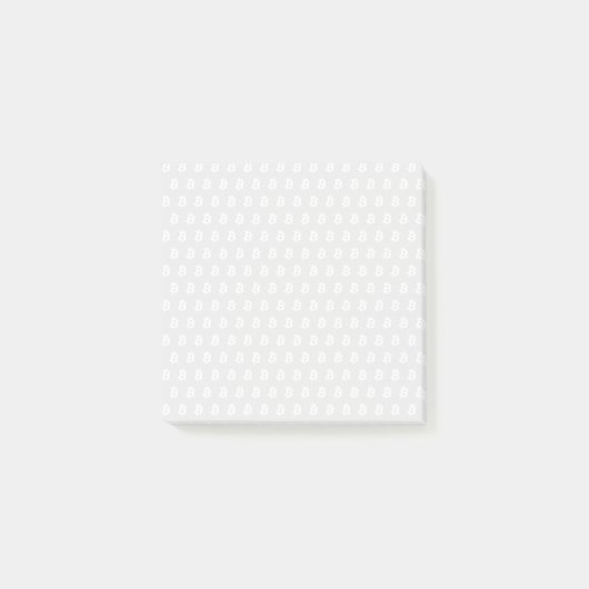 Bitcoin Wit Post-it® Notes (Voorkant)