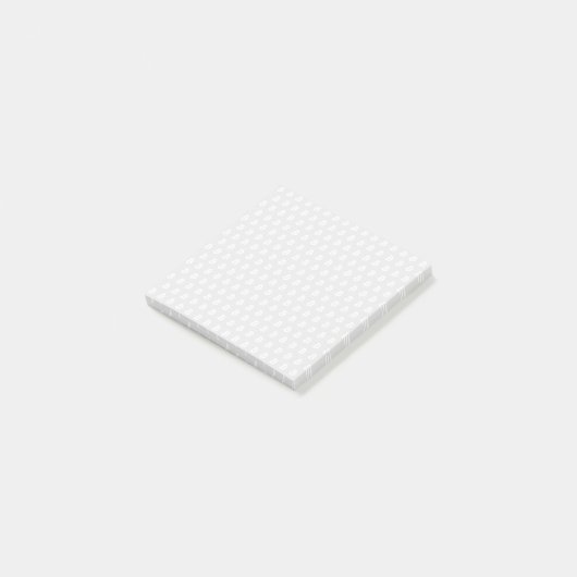 Bitcoin Wit Post-it® Notes (Schuin)