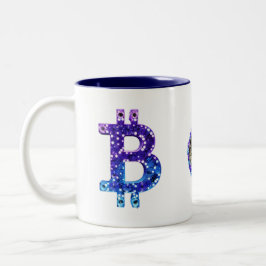 Bitcoin Xmas Tweekleurige Koffiemok