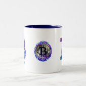 Bitcoin Xmas Tweekleurige Koffiemok (Center)